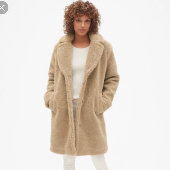 gap teddy coat